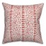 Dots And Dashes in Red Pillow