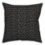 Drawn Aztec in Black Pillow