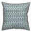 Drawn Flowers in Blue Pillow