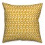 Drawn Flowers in Yellow Pillow