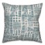 Aztec Stamp in Blue Pillow