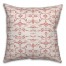 Faded Snakeskin in Red Pillow