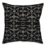 Faded Snakeskin in Black Pillow