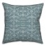 Faded Snakeskin in Blue Pillow