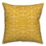 Faded Snakeskin in Yellow Pillow