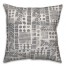 Aztec Stamp in Gray Pillow