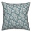 Flowers in Blue Pillow