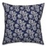 Flowers in Navy Pillow