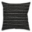 Hatches in Black Pillow