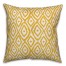 Ikat in Yellow Pillow