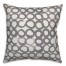 Ink Circles in Gray Pillow