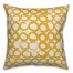 Ink Circles in Yellow Pillow