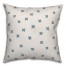 Ink Cross Pattern in Blue Pillow