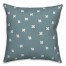 Ink Cross Pattern in Blue Pillow
