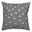 Ink Cross Pattern in Gray Pillow