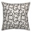 Ink Rings in Black Pillow