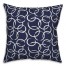 Ink Rings in Blue Pillow