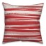 Ink Stripes in Red Pillow