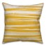 Ink Stripes in Yellow Pillow