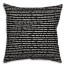 Ink Strokes in Black Pillow