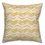 Ink Waves in Yellow Pillow