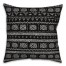 Abstract in Black Pillow