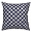 Plaid in Blue Pillow