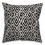 Ikat in Black Pillow