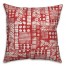 Aztec Stamp in Red Pillow