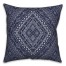 Aztec Diamond in Navy Pillow