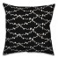 Bubble Web in Black Pillow