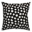 Dots in Black Pillow