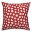 Dots in Red Pillow