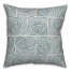 Square Roses in Blue Pillow
