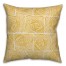 Square Roses in Yellow Pillow