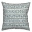 Tribal Sketches in Blue Pillow