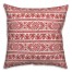 Tribal Sketches in Red Pillow