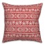 Tribal Sketches in Red Pillow