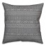 Weird Alien Language in Gray Pillow