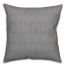 Stripe Hex in Gray Pillow