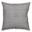 Swirl Squares in Gray Pillow