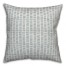Tally Horizontal Lines in Blue Pillow