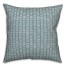 Tally Horizontal Lines in Blue Pillow