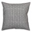 Tally Horizontal Lines in Gray Pillow