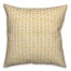 Tally Horizontal Lines in Yellow Pillow