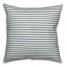 Ticking Stripes in Blue Pillow