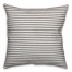 Ticking Stripes in Gray Pillow