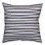Ticking Stripes in Blue Pillow