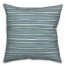 Wavy Lines in Blue Pillow