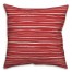 Wavy Lines in Red Pillow
